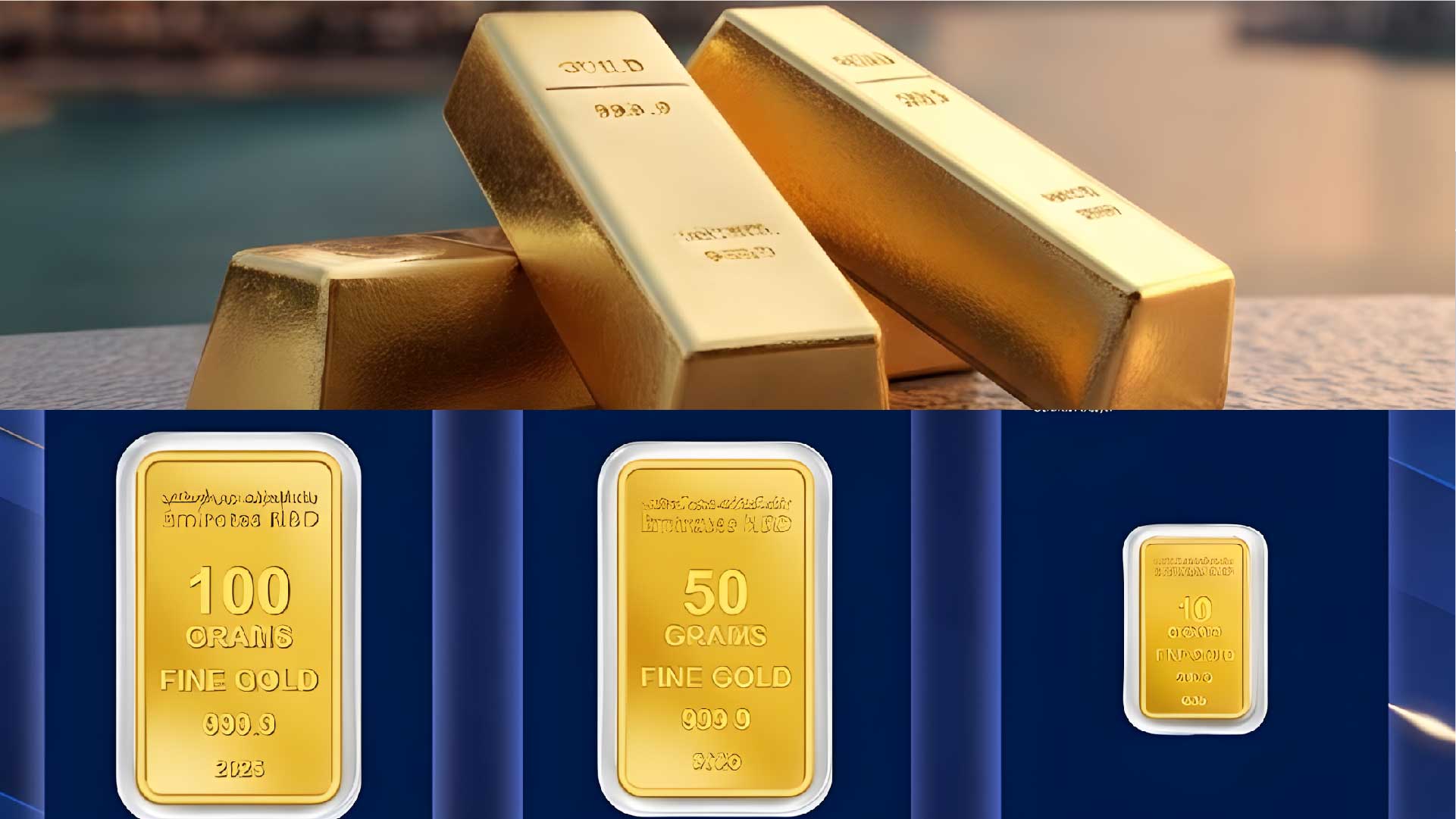 Own the UAE First Gold Bar