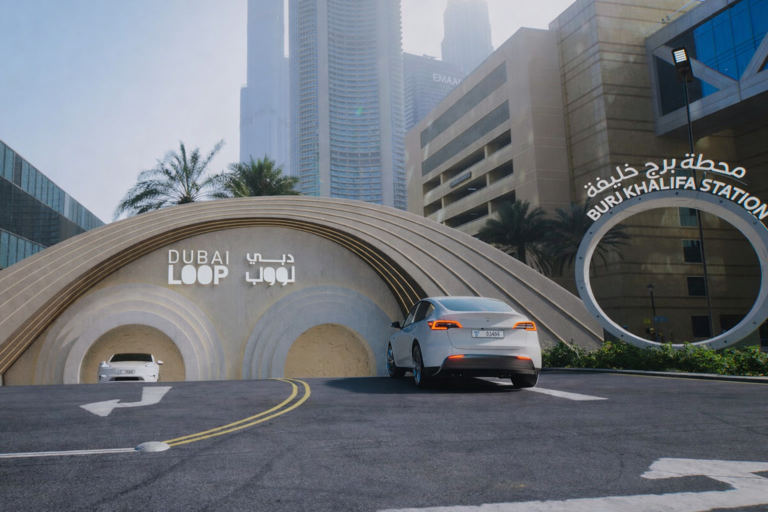 Elon Musk Dubai Loop Underground Project