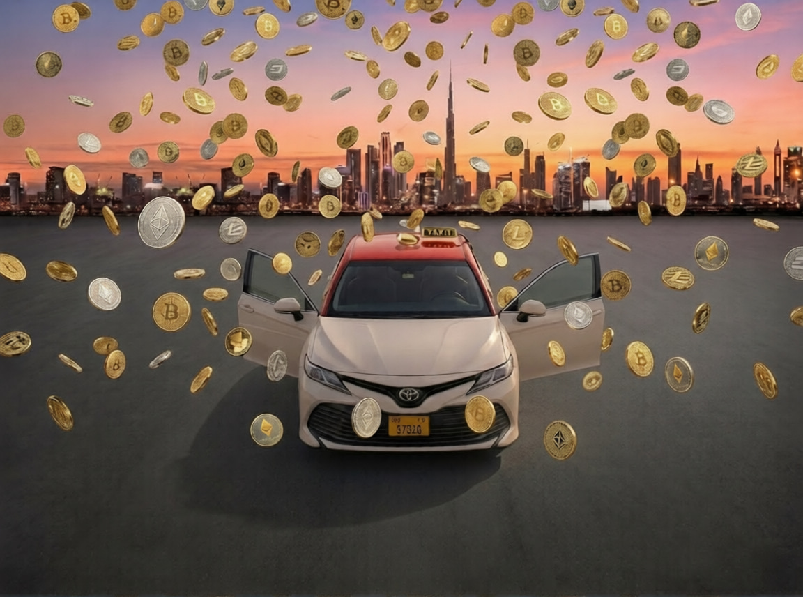 Dubai Taxi Cryptocurrency Payments