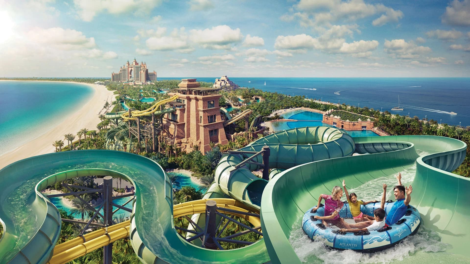 Water Parks and Relaxing Beach