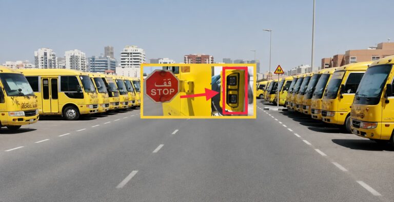UAE School Bus Stop Sign Rule: AED 1,000 Fine for Motorists